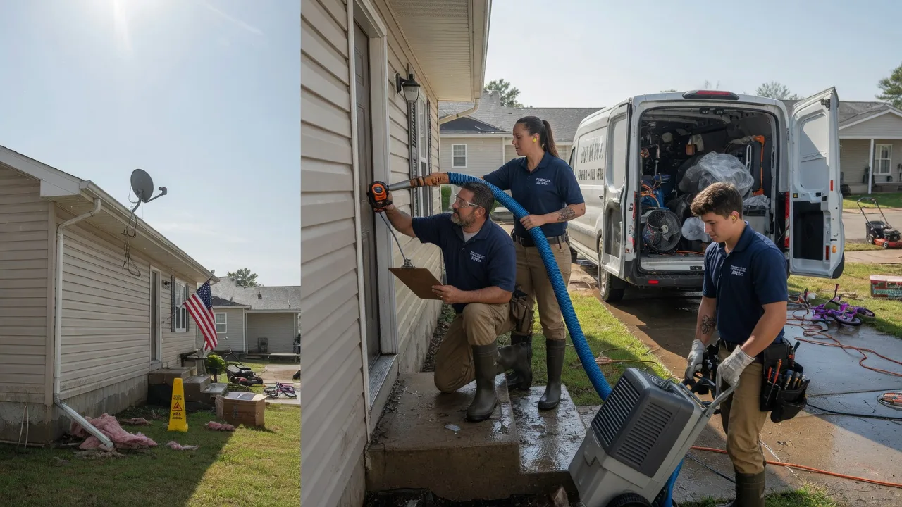 Ceiling Water Damage Restoration in Carlsbad, TX near me